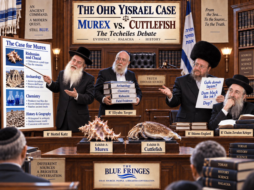 The Ohr Yisrael Techeiles Debate: Murex vs. Radzyner Techeiles